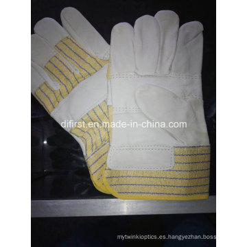 Guantes de Palma Amarilla con Cuero